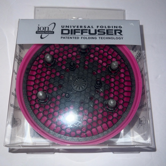 Ion Pink Universal folding Diffuser Curly hair hair dryer attachment - Picture 1 of 8